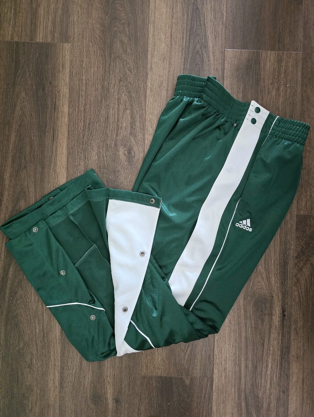 adidas Originals Men Adibreak Snap Track Pants, Green, Size L
